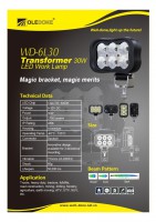 Oledone WD-6L30W Transformer Flood